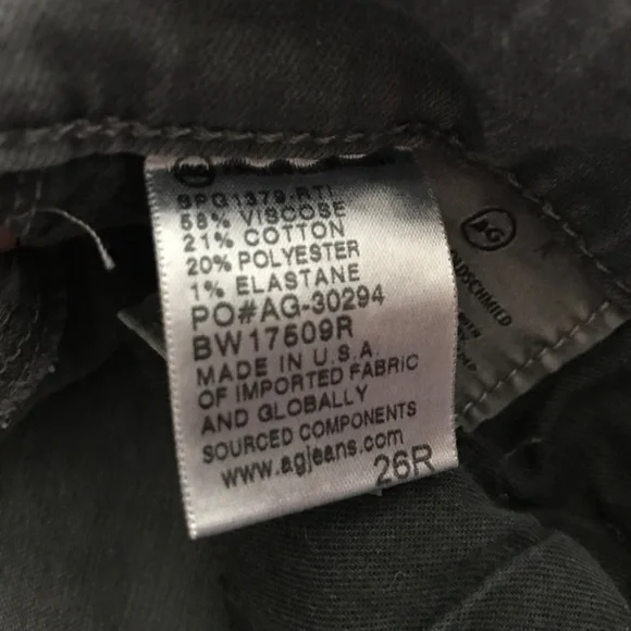 EUC size 26 (fit 27 too) Grey stretchy comfy The Farrah Skinny jeans - Picture 7 of 7